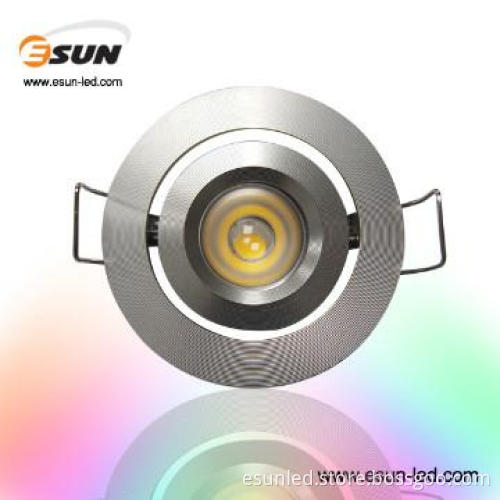 1W led downlights,hign lumen,CNC casting with CE RoHS